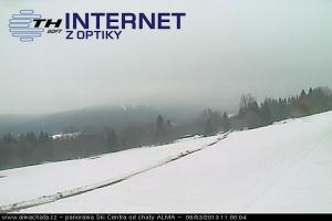 Říčky v Orlických horách Ski centrum Říčky v Orlických horách Panorama vrchu Zakletý