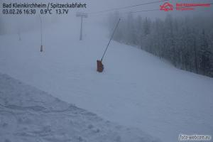 Spitzeck Bad Kleinkirchheim - Spitzeck widok z Biospharenparkbahn Brunnach