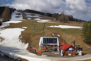 Krynica Słotwiny Widok na stok