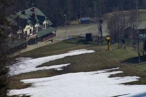 Laskowa-Kamionna Laskowa Ski Widok na stok