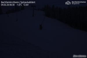 Spitzeck Bad Kleinkirchheim - Spitzeck widok z Biospharenparkbahn Brunnach