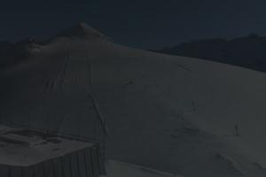 Przełęcz Stelvio Passo Stelvio Widok z Liivrio