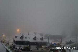 Szklarska Poręba Szrenica Ski Arena Widok na dolną stację wyciągu