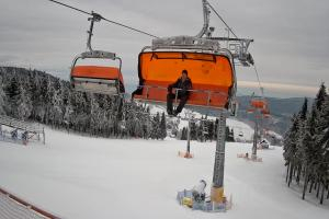 Zieleniec Zieleniec Zieleniec SKI Arena - Widok z górnej stacji