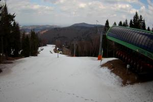 Rzyki Czarny Groń Widok z dolnej stacji
