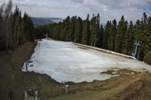 Myślenice Myślenice SN Widok na stok dla początkujących