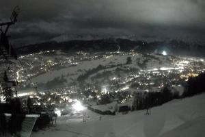 Kamera: Harenda Widok na stok z góry Zakopane Harenda Widok na stok z góry