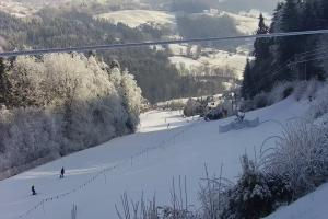 Laskowa-Kamionna Laskowa Ski Widok na stok