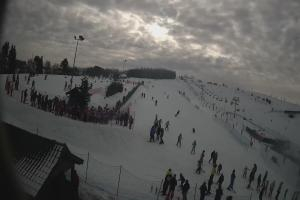 Tylicz Master Ski Widok na dolne partie ośrodka