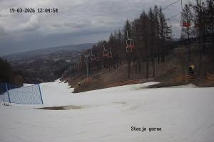 Przemyśl Stok narciarski w Przemyślu POSiR  Kamera 1 - Stacja górna