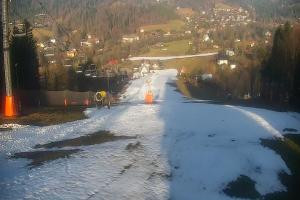 Kamera: Cieńków Widok na stok Wisła Cieńków Widok na stok