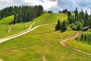 Czorsztyn Kluszkowce Czorsztyn Ski Widok z górnej stacji