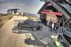 Kamera: Jaworzyna Krynicka Widok na trasę dla dzieci na szczycie (1100 m n.p.m.) Krynica Jaworzyna Krynicka Widok na trasę dla dzieci na szczycie (1100 m n.p.m.)