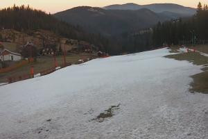 Kamera: Biały Krzyż Widok na stok Szczyrk Biały Krzyż Widok na stok