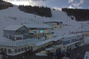 Grosser Arber Grosser Arber Blick Talstation Arber