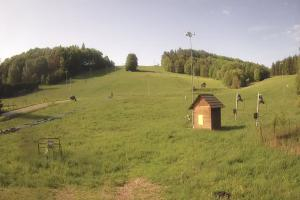 Siepraw Siepraw Ski Widok z kamery na stok w Sieprawiu