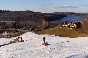 Stężyca Wieżyca Widok na stok