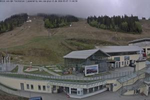 Grosser Arber Grosser Arber Blick Talstation Arber