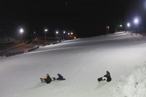 Szczyrk Biały Krzyż Widok na stok