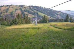 Kamera: Ski Suche Ski Suche - widok z górnej stacji Poronin Ski Suche Ski Suche - widok z górnej stacji
