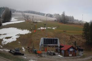 Krynica Słotwiny Widok na stok