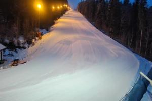 Myślenice Myślenice SN Widok na stok