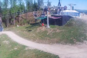 Kluszkowce Czorsztyn Ski Widok z górnej stacji