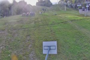 Krynica Jaworzyna Krynicka Widok ze stacji dolnej kolei gondolowej (648 m n.p.m.)