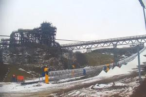 Kurzętnik Kurza Góra Kurza Góra - widok na stok i wieżę