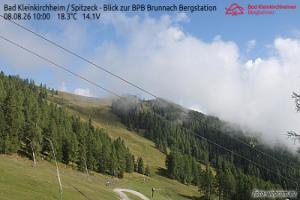 Kamera: Bad Kleinkirchheim - Spitzeck widok z Biospharenparkbahn Brunnach Spitzeck Bad Kleinkirchheim - Spitzeck widok z Biospharenparkbahn Brunnach