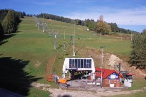 Kamera: Słotwiny Widok na stok Krynica Słotwiny Widok na stok