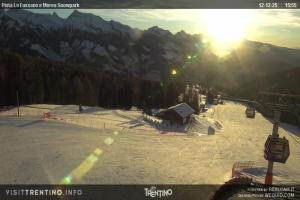 Kamera: Val di Fiemme - Cavalese - Predazzo - Obereggen SkiAreaAlpeLusia - Castelir Slope Val di Fiemme Val di Fiemme - Cavalese - Predazzo - Obereggen SkiAreaAlpeLusia - Castelir Slope