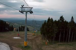 Zieleniec Zieleniec Zieleniec SKI Arena - Widok z górnej stacji