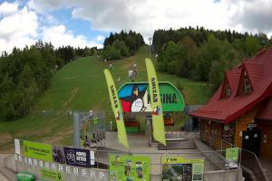Kasina Wielka Kasina ski Dolna stacja kolejki krzesełkowej
