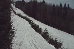 Laskowa-Kamionna Laskowa Ski Widok na stok