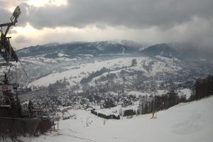 Kamera: Harenda Widok na stok z góry Zakopane Harenda Widok na stok z góry