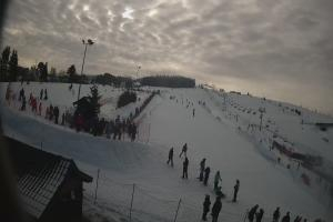 Tylicz Master Ski Widok na dolne partie ośrodka