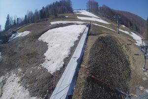 Brenna Ski Dolina Brenna Kamera 1 widok z dolnej stacji