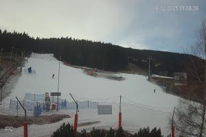 Kamera: Czarna Góra Dolny odcinek nartostrady "B", wyciąg BIBA Stronie Śląskie Czarna Góra Dolny odcinek nartostrady "B", wyciąg BIBA