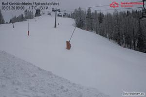 Spitzeck Bad Kleinkirchheim - Spitzeck widok z Biospharenparkbahn Brunnach