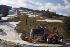 Krynica Słotwiny Widok na stok
