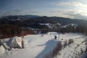 Kamera: STOK – Stacja Narciarska Widok z górnej stacji Wisła STOK – Stacja Narciarska Widok z górnej stacji