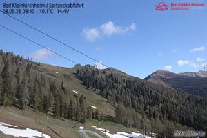 Spitzeck Bad Kleinkirchheim - Spitzeck widok z Biospharenparkbahn Brunnach