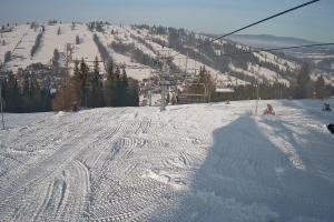 Poronin Ski Suche Ski Suche - widok z górnej stacji