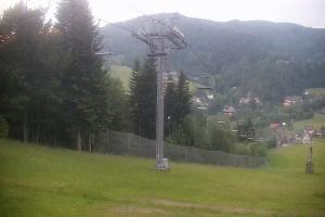 Kamera: Cieńków Widok na stok Wisła Cieńków Widok na stok