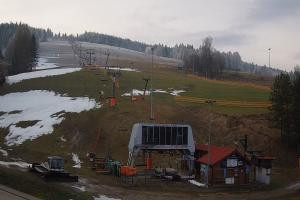 Krynica Słotwiny Widok na stok