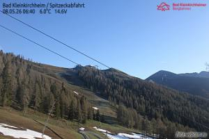 Spitzeck Bad Kleinkirchheim - Spitzeck widok z Biospharenparkbahn Brunnach