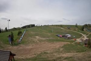 Tylicz Master Ski Widok na dolne partie ośrodka