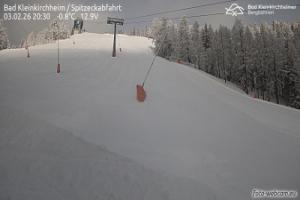 Spitzeck Bad Kleinkirchheim - Spitzeck widok z Biospharenparkbahn Brunnach