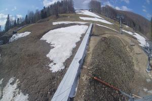 Brenna Ski Dolina Brenna Kamera 1 widok z dolnej stacji